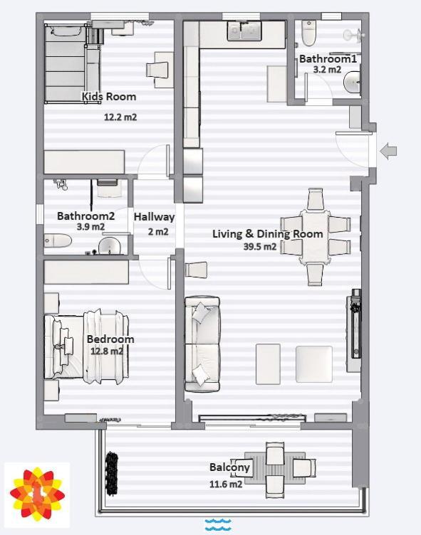 Bay View Apartment Sarandë 외부 사진